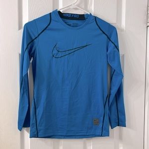Boys Nike Pro Combat Dri-Fit Long Sleeve Tee